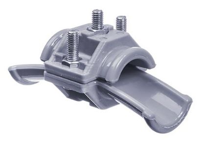 Afbeeldingen van Slanghouder 17-25mm schroefb. RVS