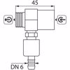 Afbeelding van Injector RM300 3/8"BI/3/8"BU 1.8 met Dos