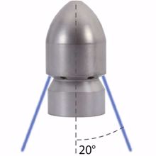 Afbeelding van Rioolnozzle granaat-20° 1/4"BI 6xh 120