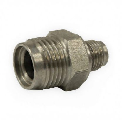 Afbeeldingen van Nippel 1/2 1/4BU RVS