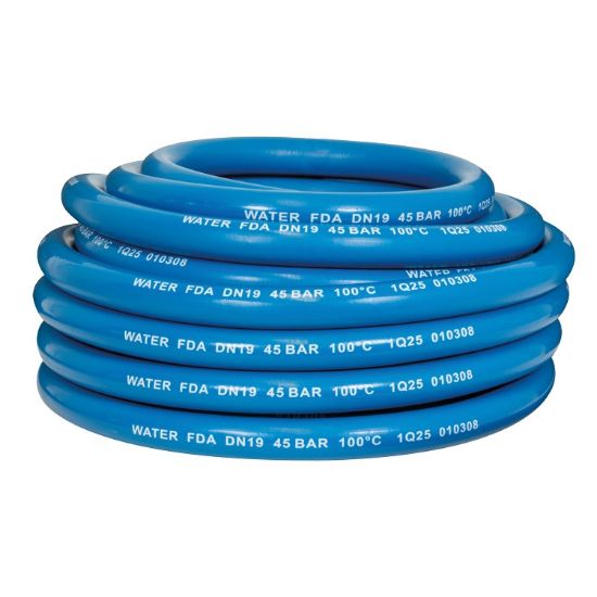 Afbeeldingen van Waterslang 3/4 blauw FDA 45 bar